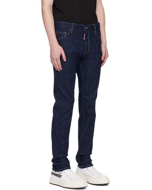 DSquared² Blue Dark Rinse Wash Cool Guy Jeans for men