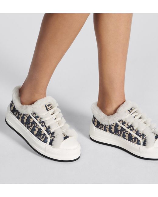 Dior White Low-Top Leisure Sneakers