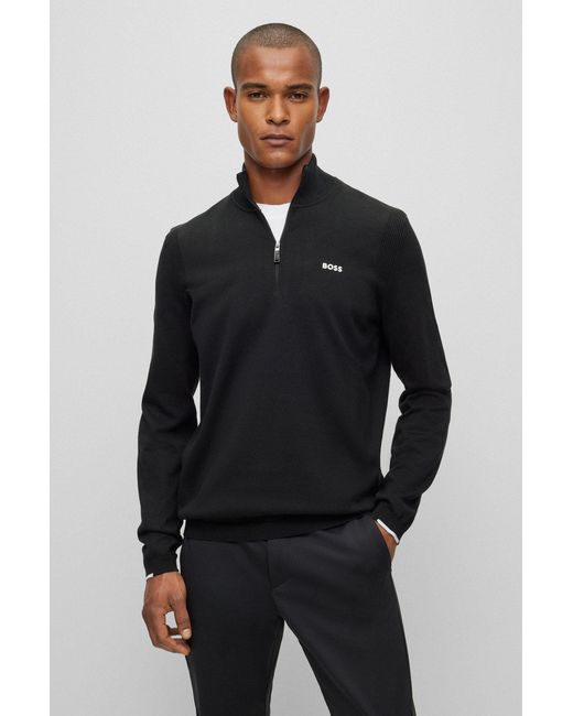 Boss Black Boss Half-Neck Knitted Jumper for men