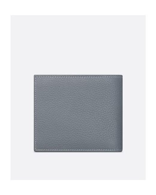Dior Gray Cd Icon Bifold Wallet for men