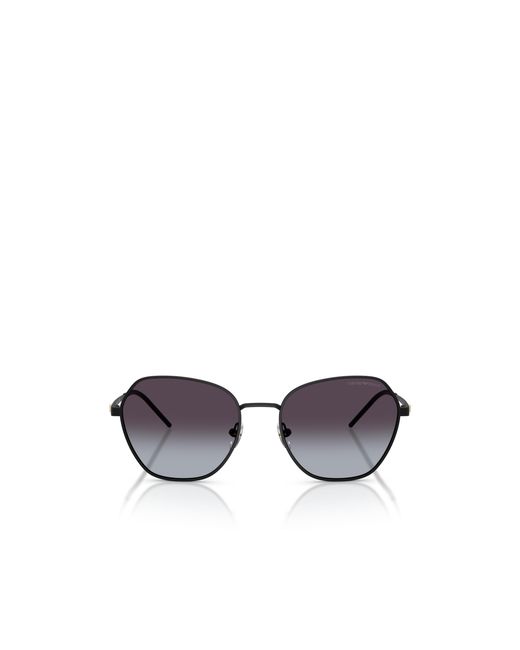 Emporio Armani Multicolor Geometric Frame Sunglasses
