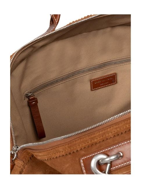 Dries Van Noten Brown Top Handle Shoulder Bag for men