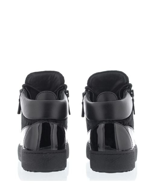 Giuseppe Zanotti Black High-Top Sneakers for men