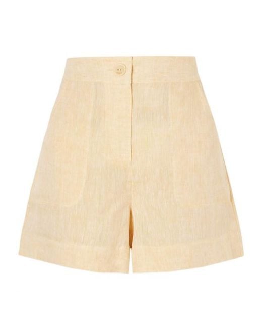 Eres Natural Linen Shorts