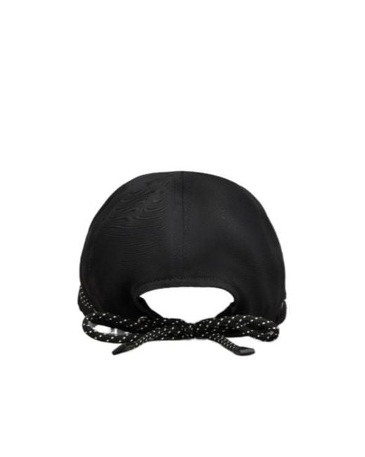 Roger Vivier Black Buckle Baseball Cap