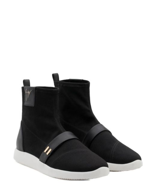 Giuseppe Zanotti Black Sock Sneakers for men