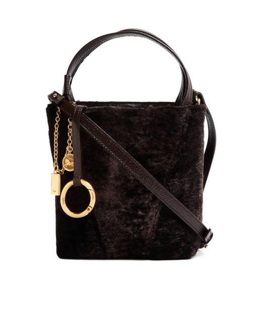 Chloé Black Spin Tote Bag
