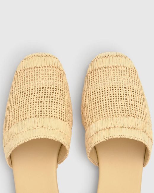 Castaner Metallic Tie Woven Espadrilles
