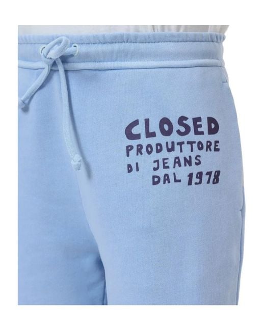 Closed Blue Drawstring Track Pants