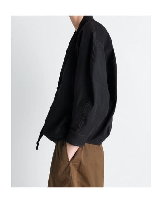 Lemaire Blue Scarf Blouse
