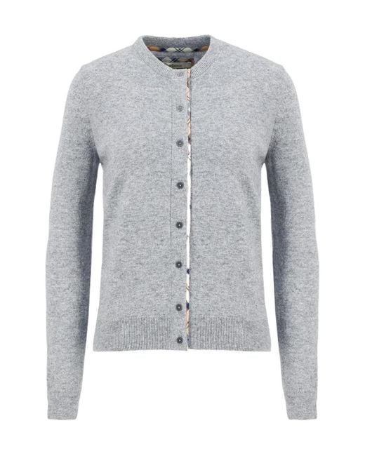 Barbour Blue Pendle Cardigan