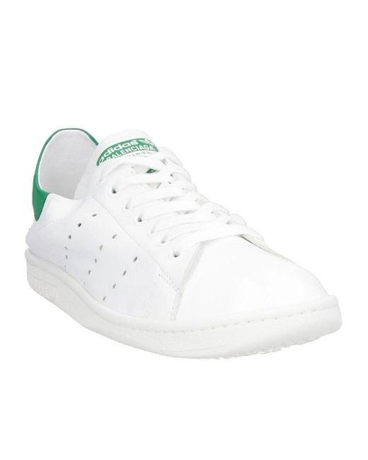 Balenciaga White Simple Low-Top Leather Shoes