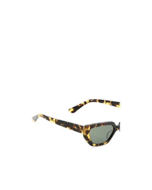 Undercover White Cat's Eye Frame Sunglasses for men