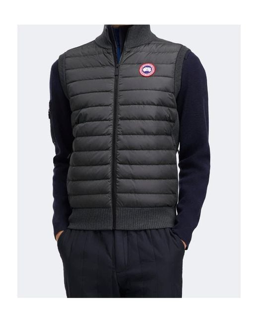 Canada Goose Gray Hybridge Gilet for men