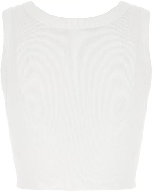 Dolce & Gabbana White Sleeveless Vest