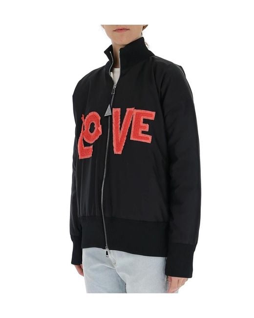 Moncler Black Embroidery Casual Jacket