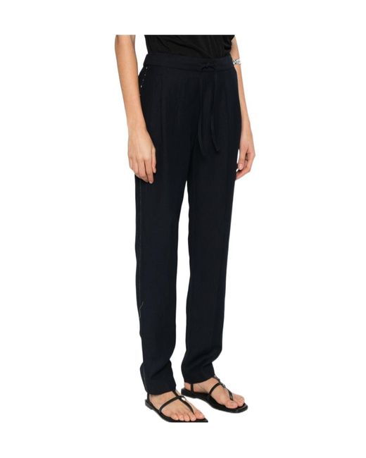 Fabiana Filippi Black Drawstring Trousers