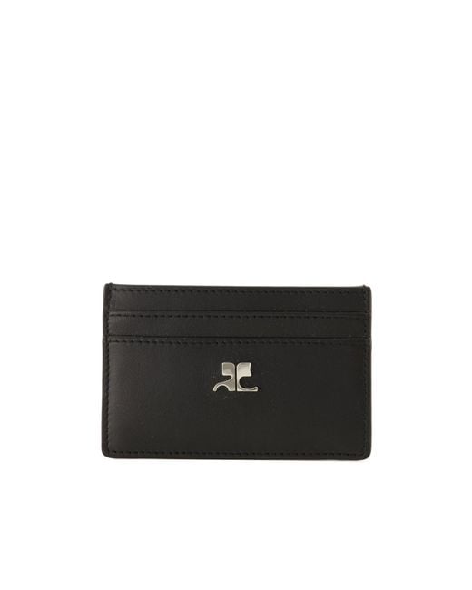 Courreges Black Courrèges Logo Card Wallet for men