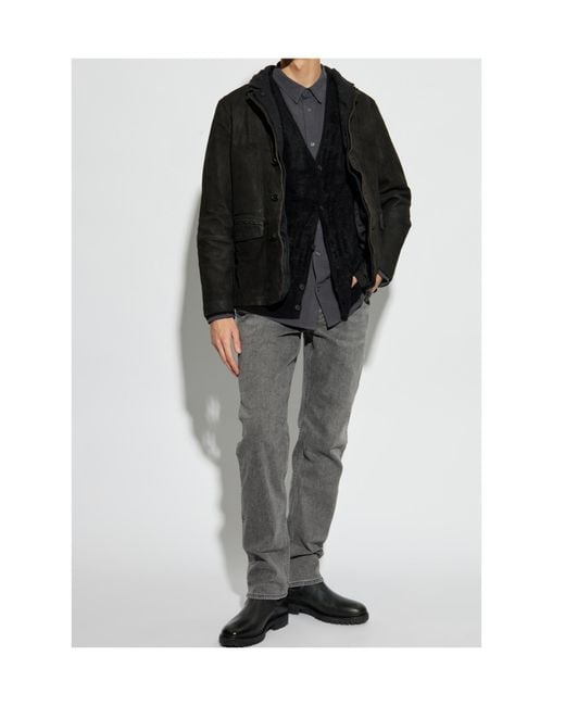 AllSaints Black Classic Tailored Jacket for men