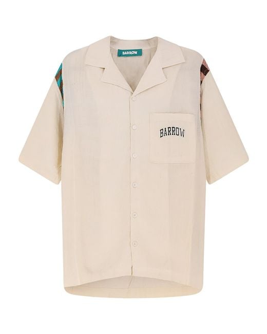 Barrow Natural Short Sleeved Shirt for men