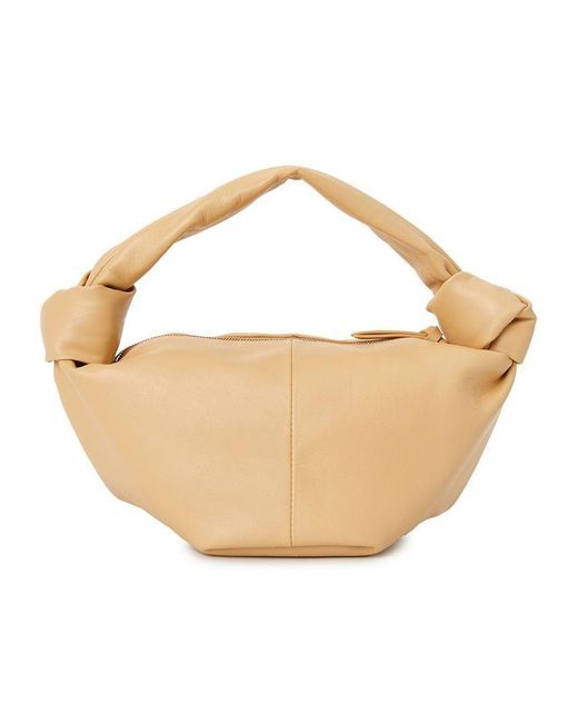 Bottega Veneta Metallic Zippered Handbag