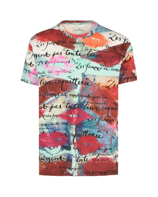 Vivienne Westwood White Kisses Classic T-Shirt for men