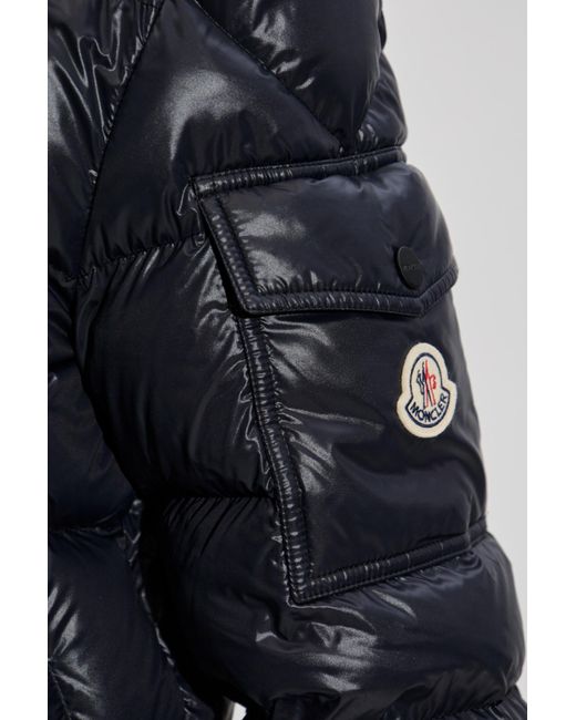 Moncler Blue Petra Zip-Up Short Jacket