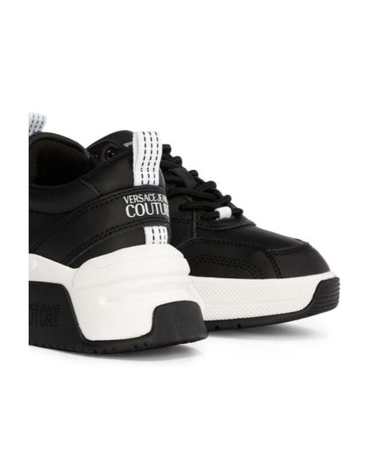 Versace Jeans Black Tennis Casual Sports Shoes