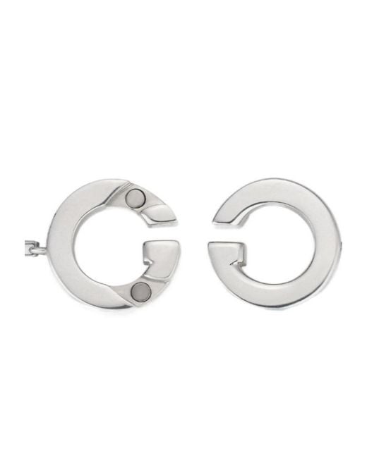 Gucci White Interlocking Charm Bracelet