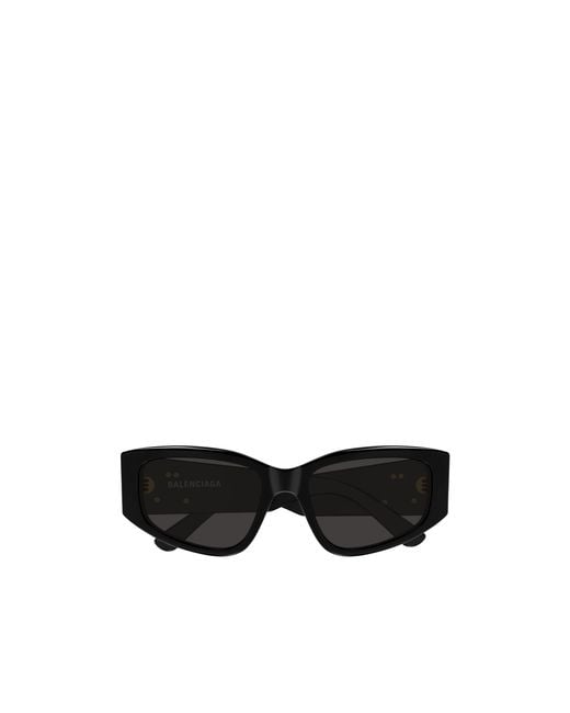 Balenciaga Black Eyewear Cat-Eye Frame Sunglasses
