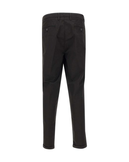 Re-hash Black Mucha Slim-Fit Chinos for men