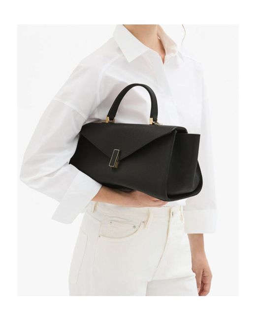 Valextra Black Iside Editor Bag