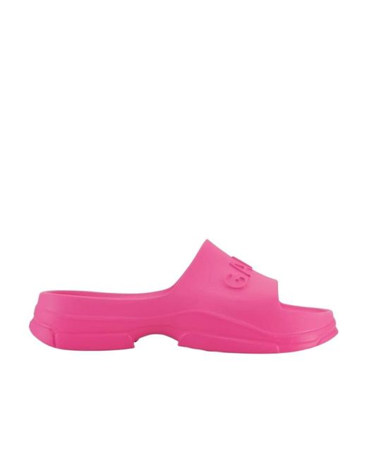 Ganni Pink Pool Slide Sandal
