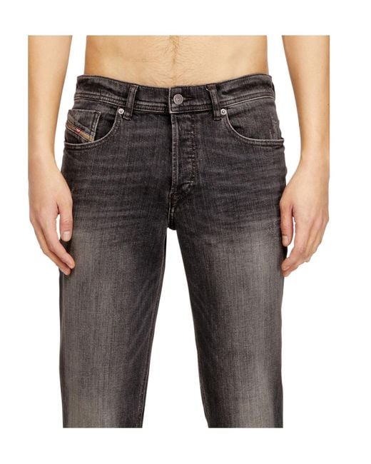 DIESEL Gray 2023-D-Finitive Straight Leg Jeans for men