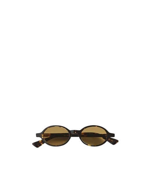 Bottega Veneta Multicolor Eyewear Oval Frame Sunglasses
