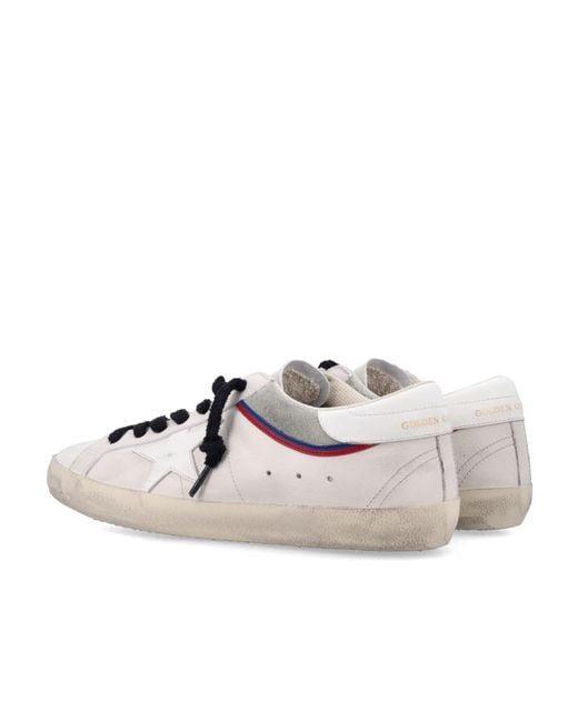 Golden Goose Deluxe Brand White Superstar Lace-Up Sneakers for men