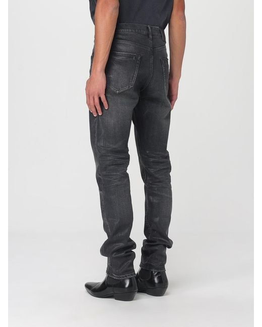 Purple Brand Blue Double Dip Coated Denim Jeans for men