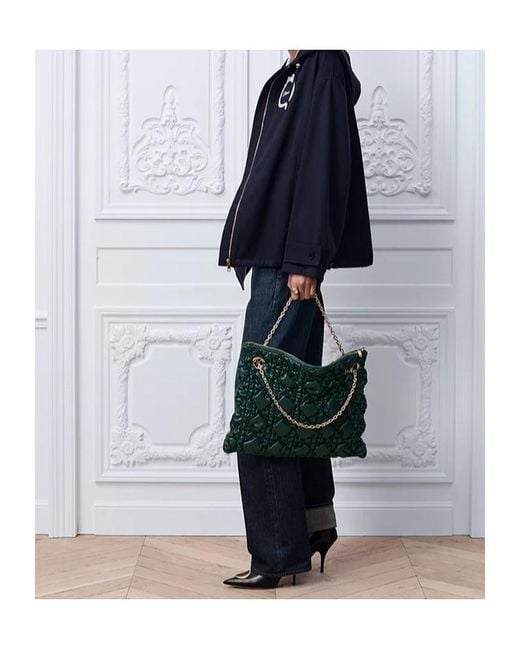 Dior Green Medium Crunchy Bag