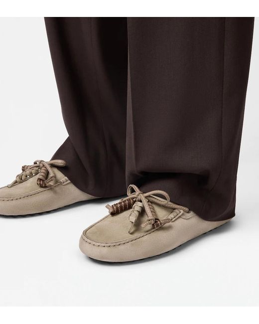 Tod's White Gommino Loafers for men