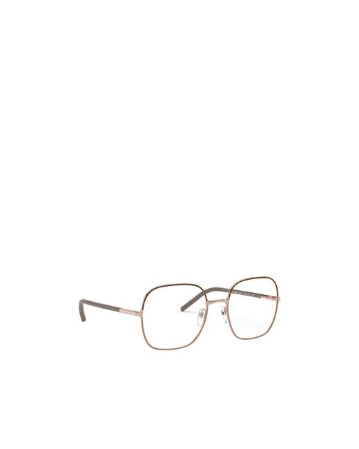 Prada White Eyewear Square Frame Glasses