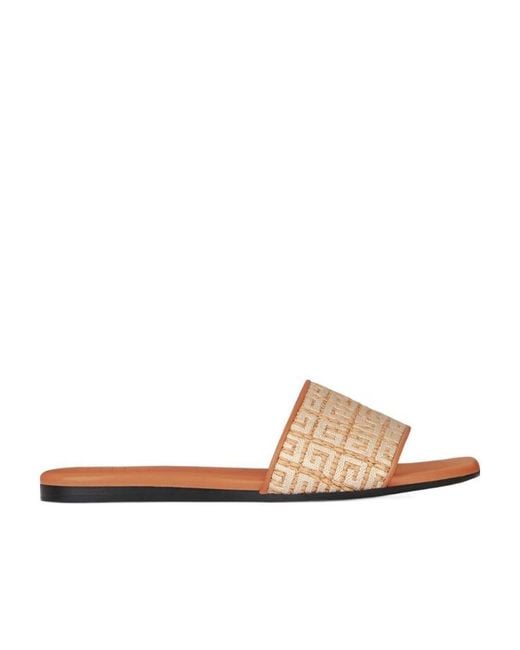 Givenchy White Flat Sandals