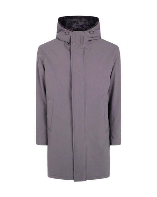Herno Purple Long-Sleeve Jacket for men