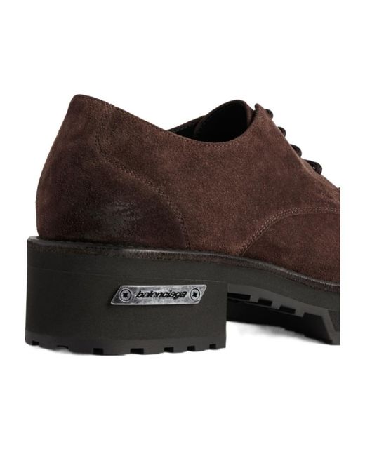 Balenciaga Brown Venom Derby for men
