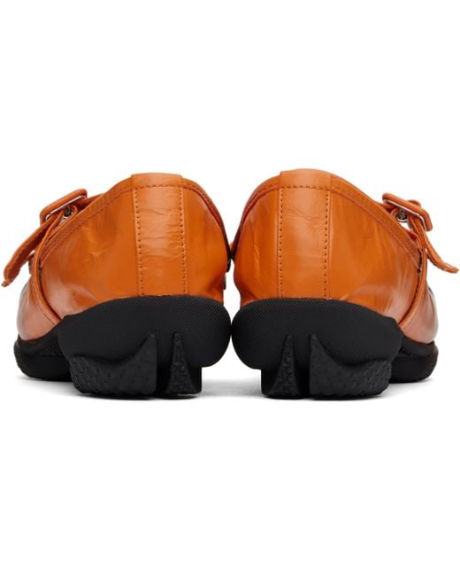 Kiko Kostadinov Brown Sonia Buckled Loafers
