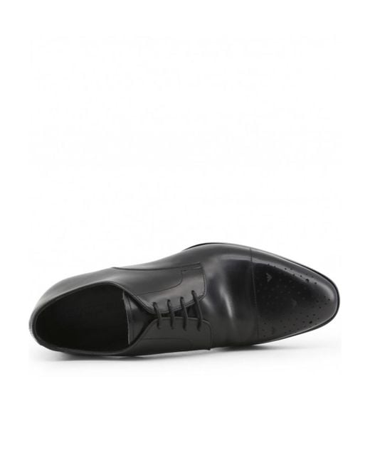Emporio Armani Black Lace-Up Business Dress Shoes for men