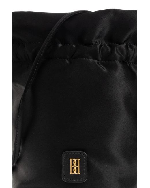 By Malene Birger Black Landinna Tassel-Detail Bucket Bag