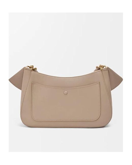 Loewe Natural Medium Leather Ola Shoulder Bag