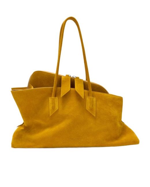 The Attico Yellow The La Passeggiata Medium Tote Bag