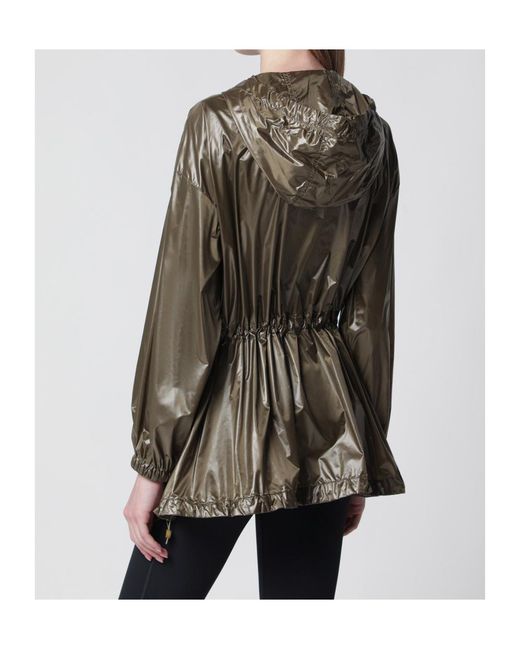 Herno Gray Laminar Hooded Coat