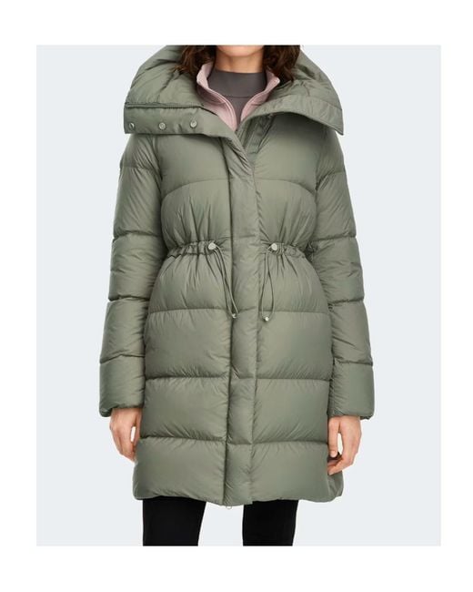 Canada Goose Green Montgomery Coat Tonal Label